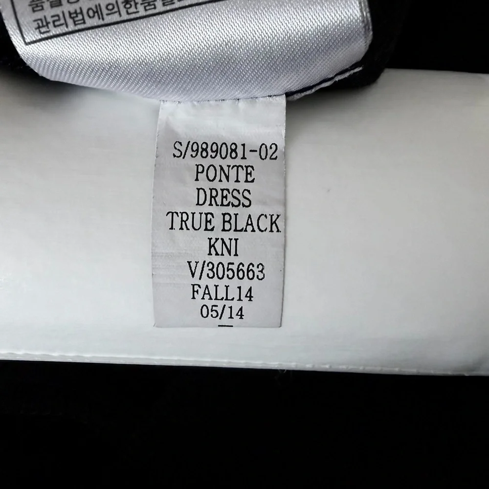 2014 GAP Ponte Black Fit and Flare Dress - Picture 8 of 8